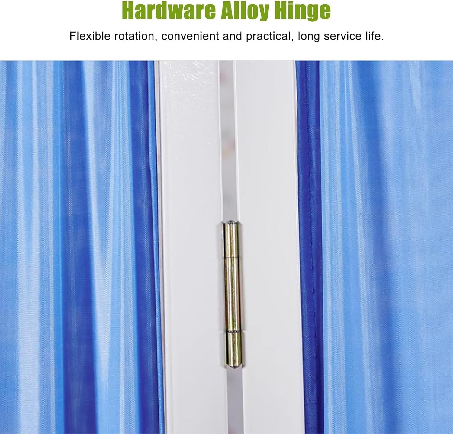 Mobile 5-Panel Medical Privacy Screen Divider with Removable Nylon Fabric for Hospitals, Offices & Salons - Portable Privacy Solution (Color-2)