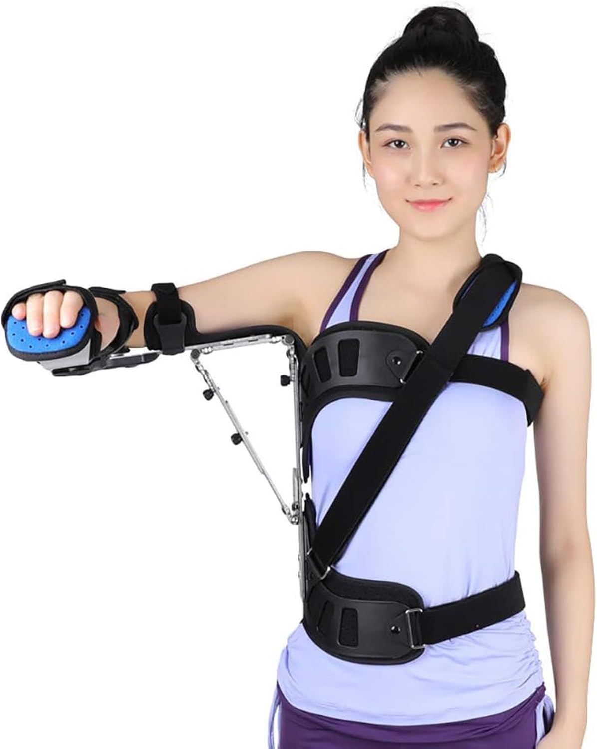 Shoulder Abduction Orthosis - Adjustable Shoulder Joint Fixed Support Shoulder Dislocation Fixed Protective Gear,Right