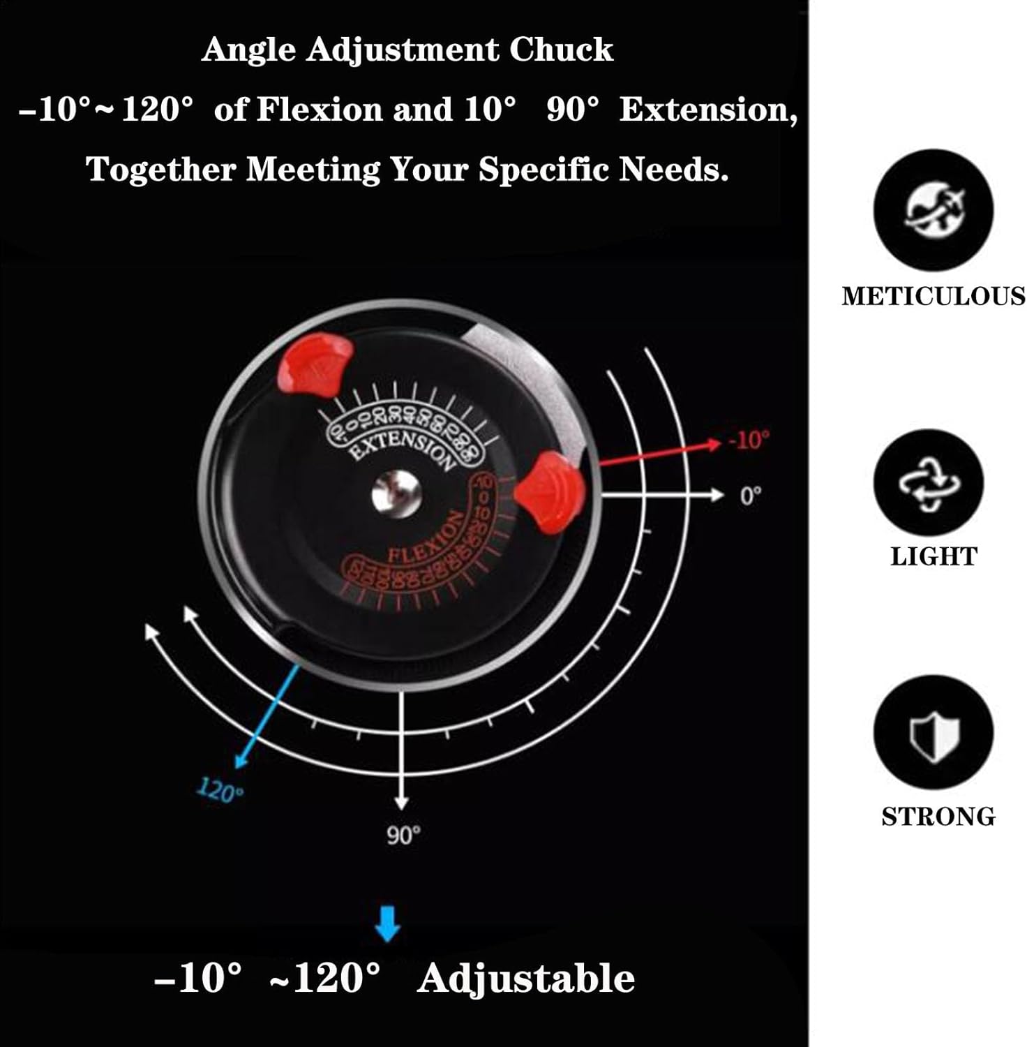 Hinged Elbow Brace Post Elbow Brace with Strap Adjustable Elbow Immobilizer Injury Recovery Support Arm Sling for Post Op, Surgery Recovery,Left-Right