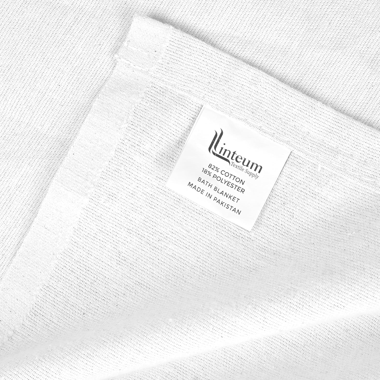 Linteum Textile Cotton Blended Hospital Patient Bath Blanket, Bed Bath Sheet, Twin Blanket Lightweight Sheet Blankets (24-Pack, 70x90 in, 1.75 lb.) White