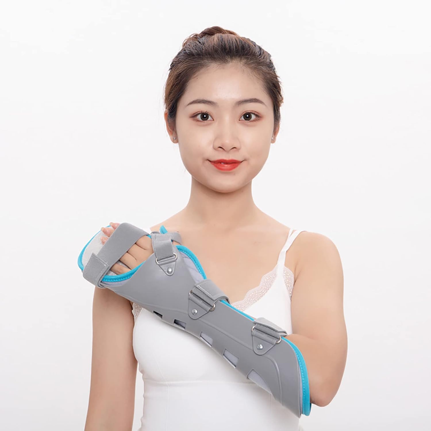 HAILM Finger Orthotics - Hand Splint for Hemiplegia,Spasm,Stroke - Finger Training Board for Prevent Flexion Contractures,Deformation & Deformity,R