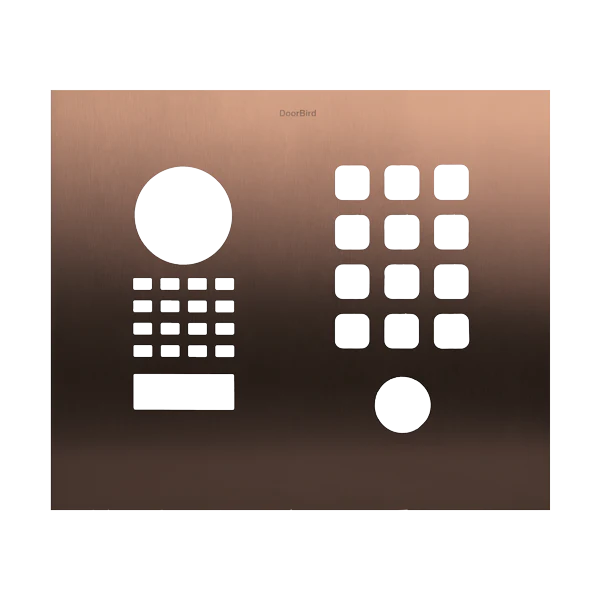 DoorBird Front Panel for D1101KH Classic Surface-/ Flush-Mount in Bronze