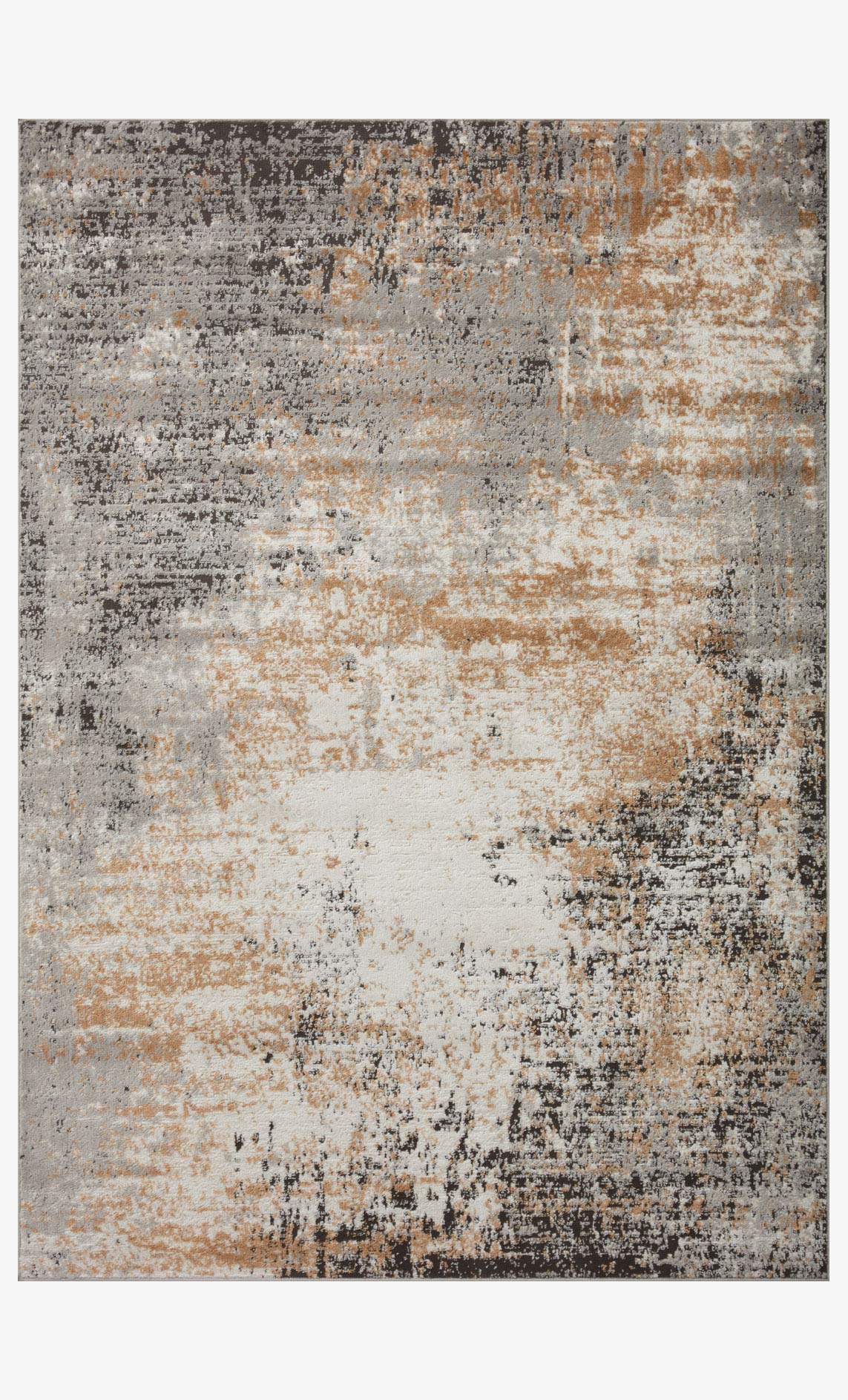 Loloi II Bianca Collection - Contemporary Power Loomed Rug in Stone & Gold (BIA-01)