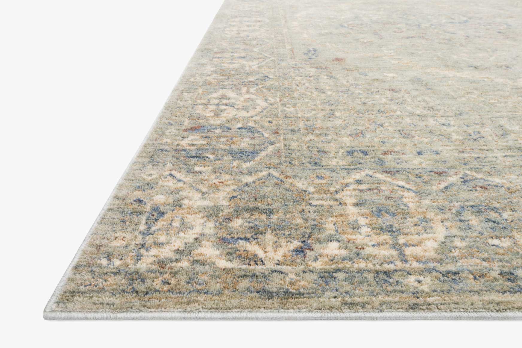 Loloi Revere Collection - Traditional Power Loomed Rug in Mist (REV-02)