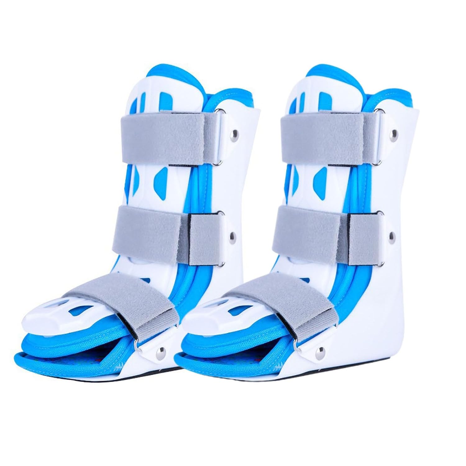 SFKLYU Child Ankle Support Brace, Ankle Foot Orthosis Support Drop Brace Padded Drop Foot Brace with Front Protection Plate for Sprained Ankle, Broken Foot,M