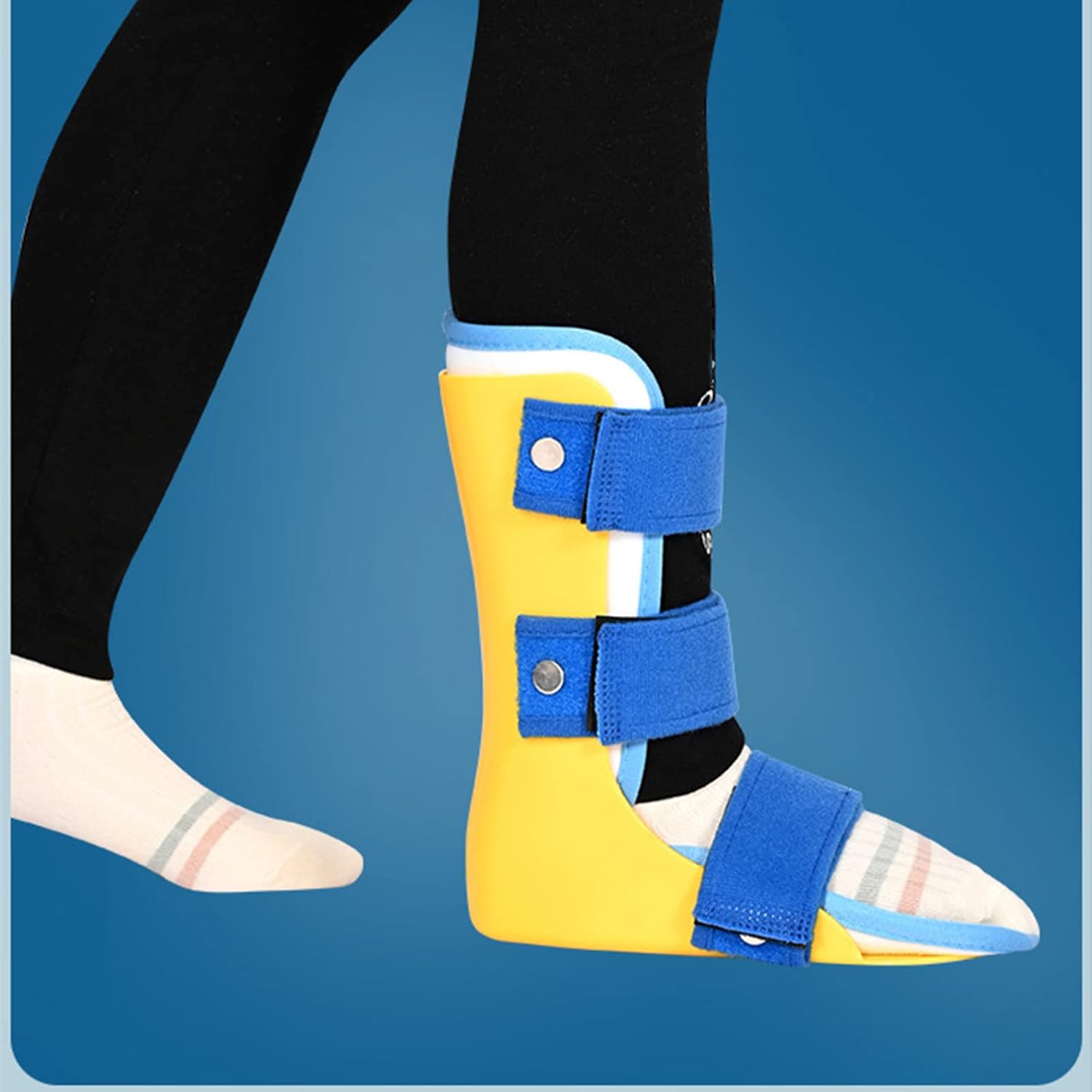 Kids AFO Drop Foot Splint Ankle Foot Brace Night Splint Support for Children Toddler Ankle Foot Orthosis,Right Foot,L(