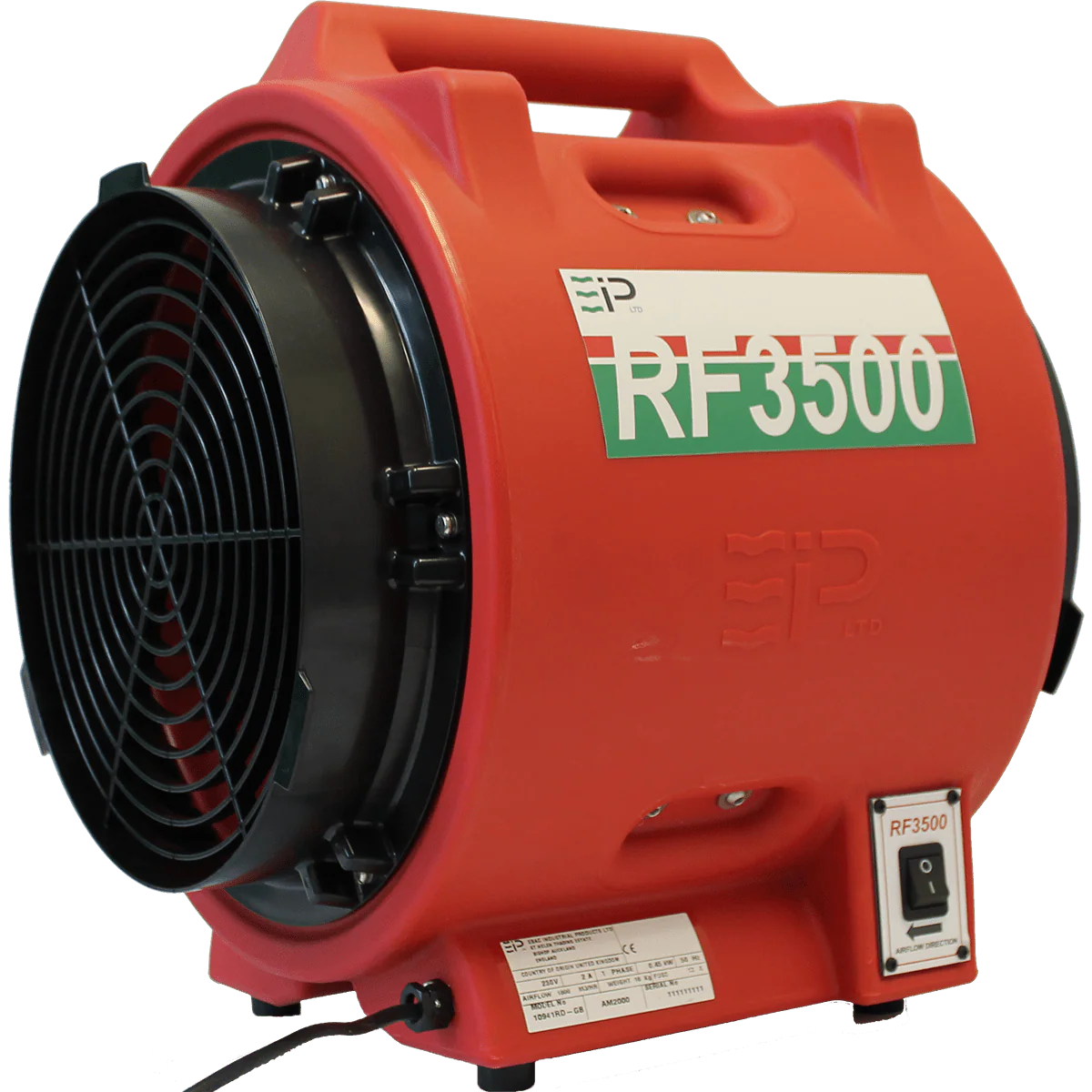 Ebac RF3500 3000 CFM High Velocity Power Fan