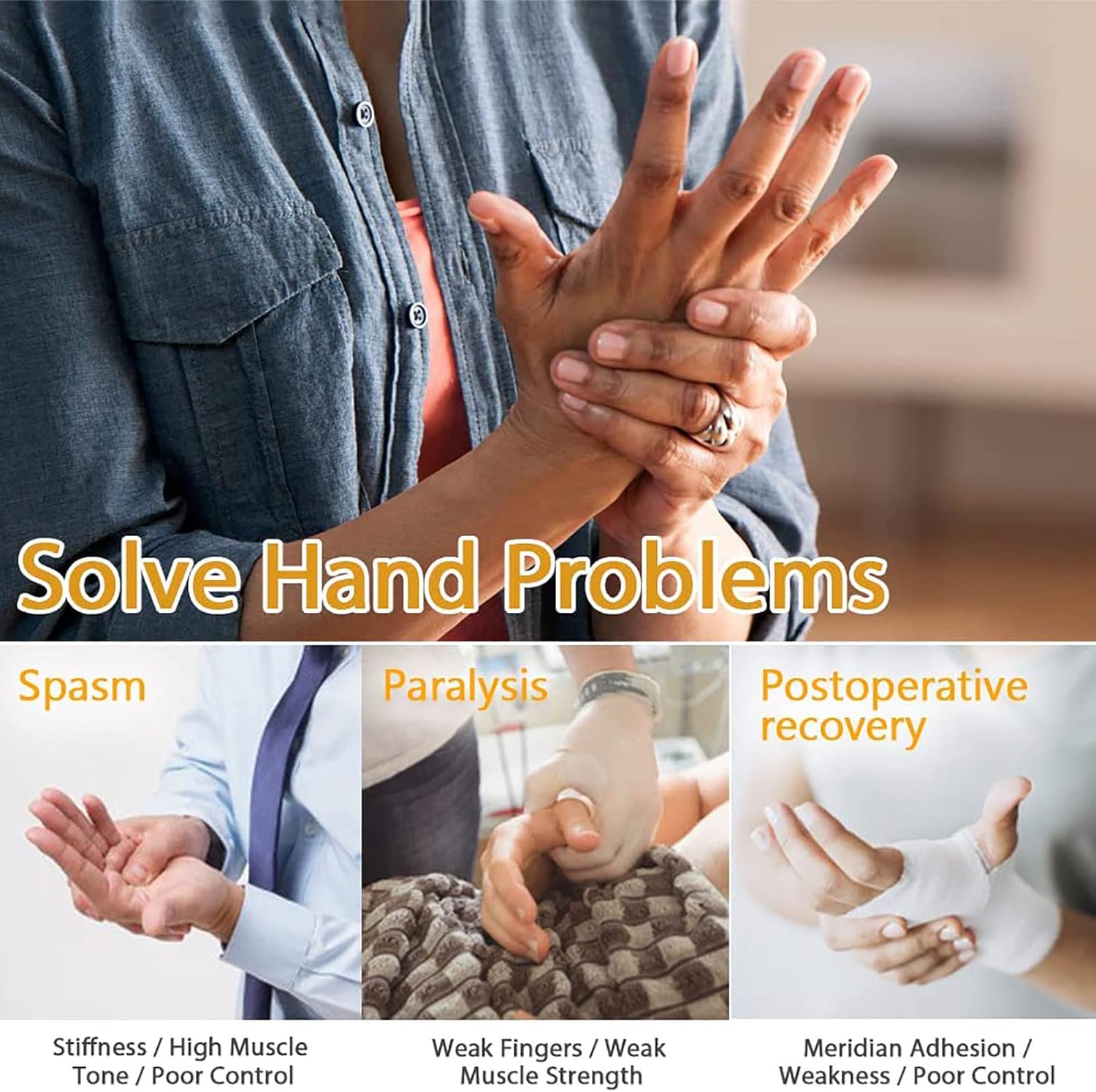 Stroke Hand Splint Manual Training,Rehabilitation Robot Gloves,Finger Wrist Training Equipment