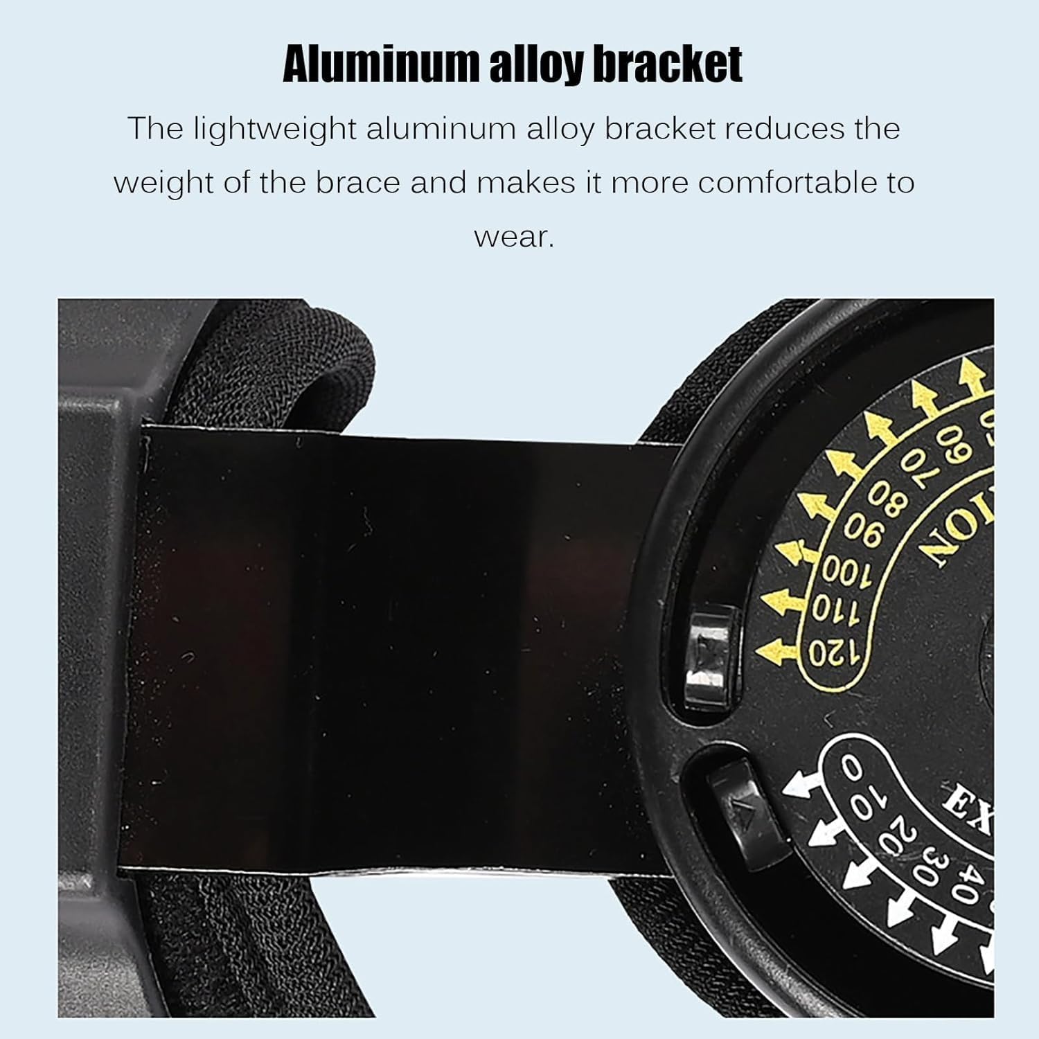 Elbow Brace Stabilizer Splint Hinged Arm Support Protector High Precision Chuck Length Adjustable Adjustable Straps Detachable Design Breathable Soft Lining for Fracture Protect ( Size : Left arm )