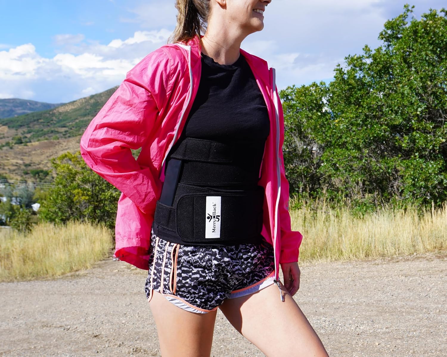 MerryBack™ ENS™ Spinal Decompression Belt – Wearable Back Traction Device for Everyday Lower Back Relief and Improved Mobility (Small/Medium)