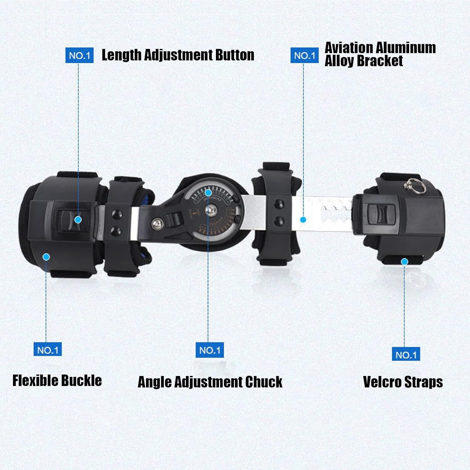 Arm Rehabilitation Elbow Protector Hemiplegia Hinged Elbow Brace for Arm Wrist Stroke Rehabilitation Pain Relief (Color : Black, Size : Right Arm)