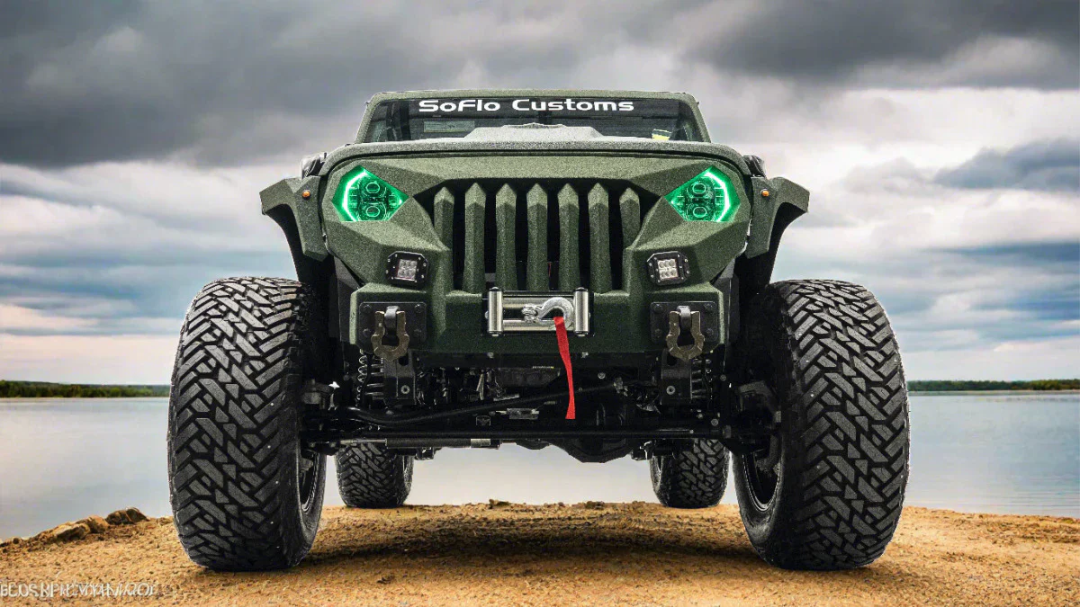 Jeep Wrangler Front Grille Bumper 2018-2026