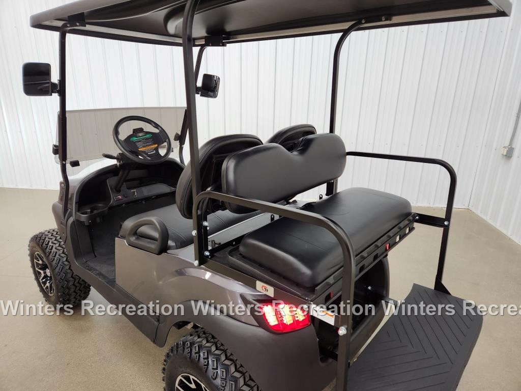2020 Club Car Tempo Electric STREET READY Golf Cart, Midnight Silver