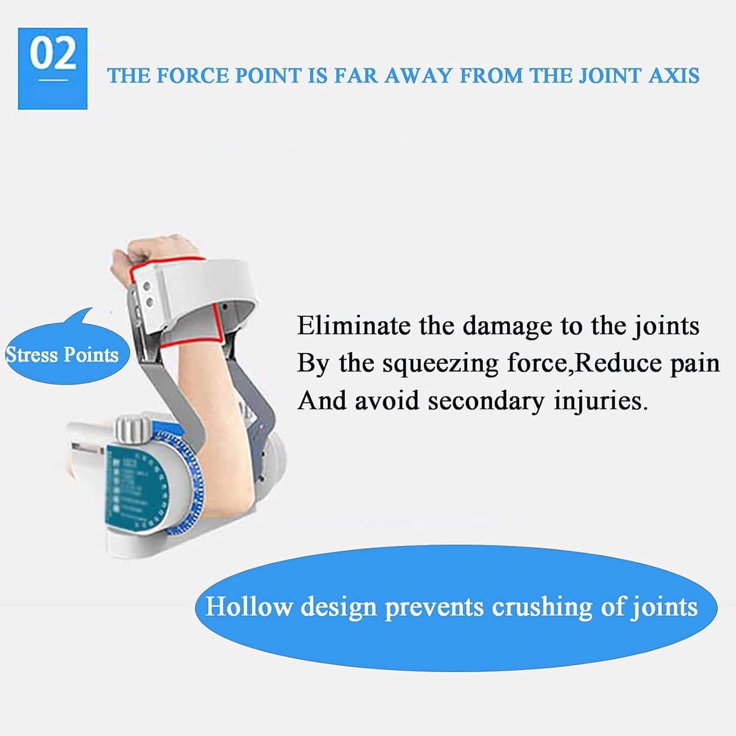 2024 2in1 Elbow Joint Rehabilitation Trainer, Bend 150°Straighten -15°, Elbow Joint Stretching Rehabilitation,for After Arm Fracture and Hemiplegia