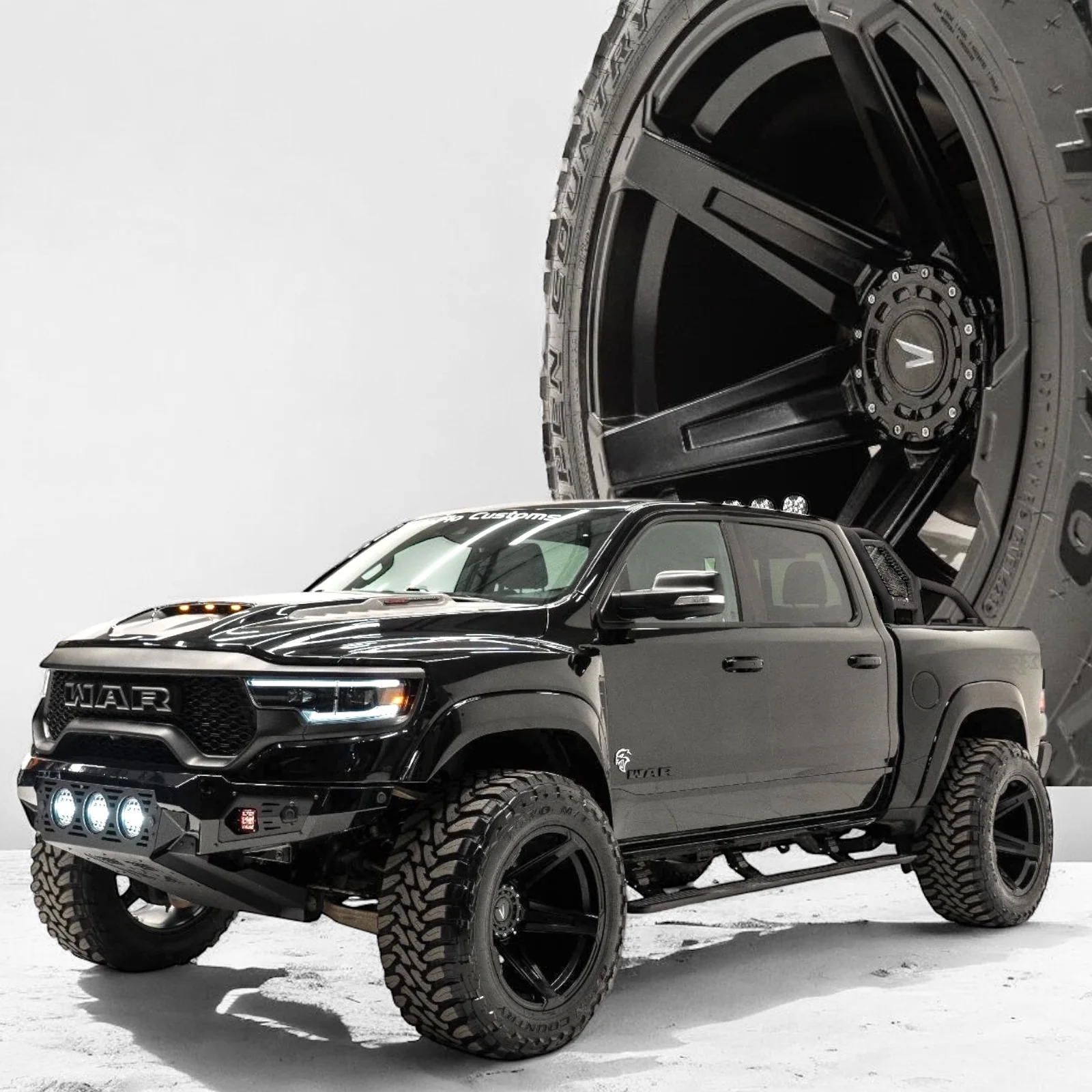 BLACK APOCALYPSE RAM 1500 TRX WHEELS
