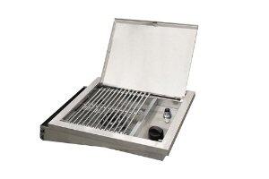 Broilmaster Infrared Side Burner with 10,000 BTU Capacity and Natural Gas Compatibility for DPA153for Side Shelf (DPA151N)