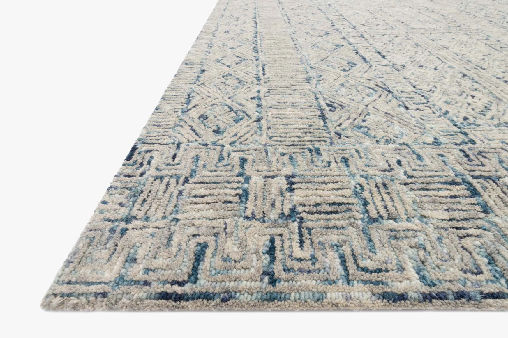 Loloi Peregrine Collection - Contemporary Hand Tufted Rug in Ocean (PER-04)