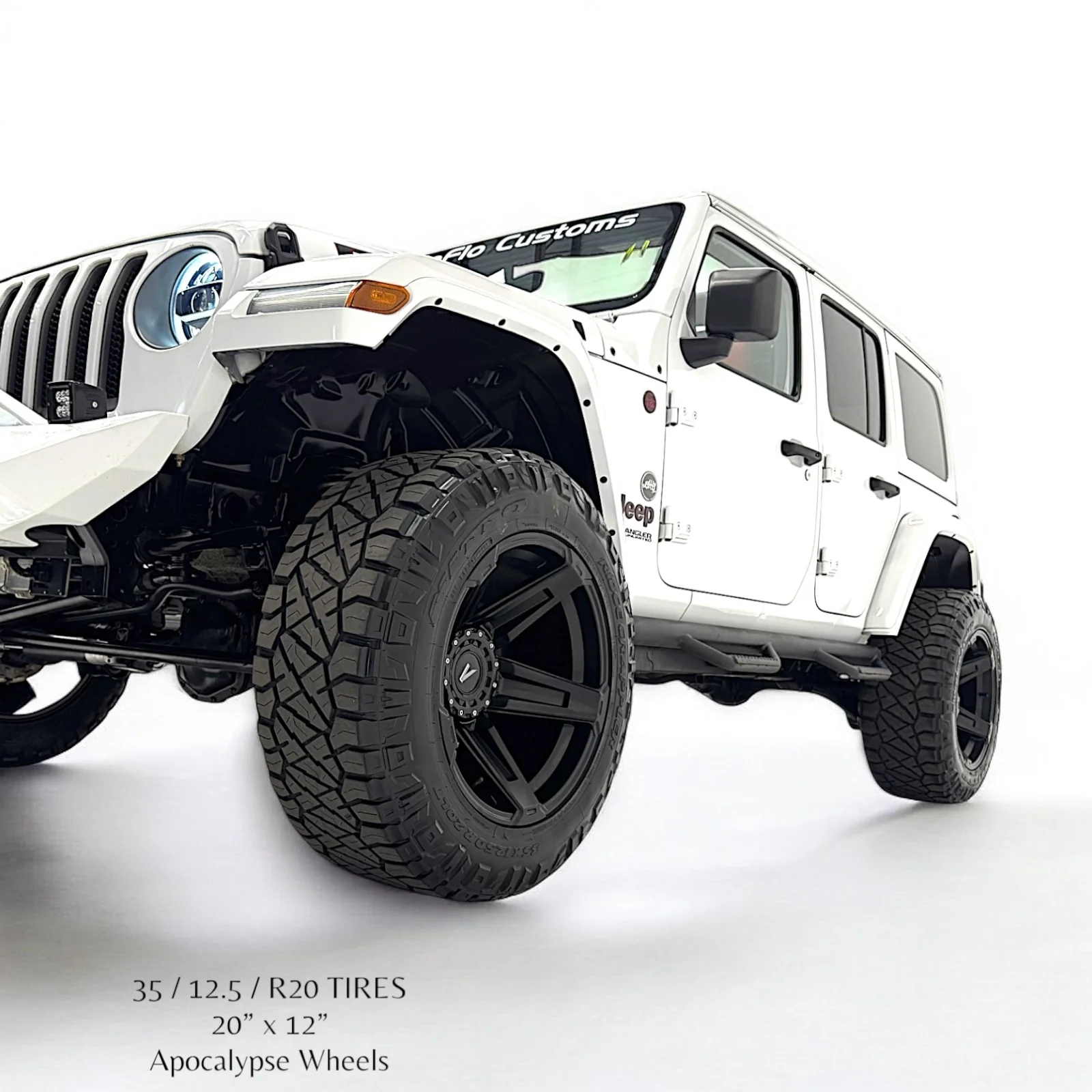 Apocalypse 5 Spoke Wheel for Jeep Gladiator /  Wrangler 5 Lug (Black)