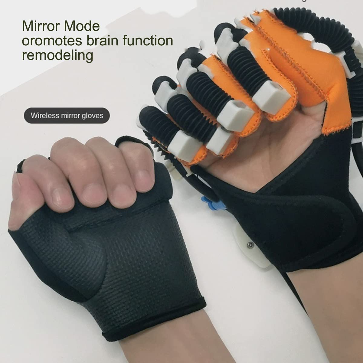 Rehabilitation Robot Gloves Finger Training Stroke Hand Splint Finger Orthosis Hemiplegia Finger Rehabilitation Trainer Functional Hand Splint for Long-Term Relief (Right Large)