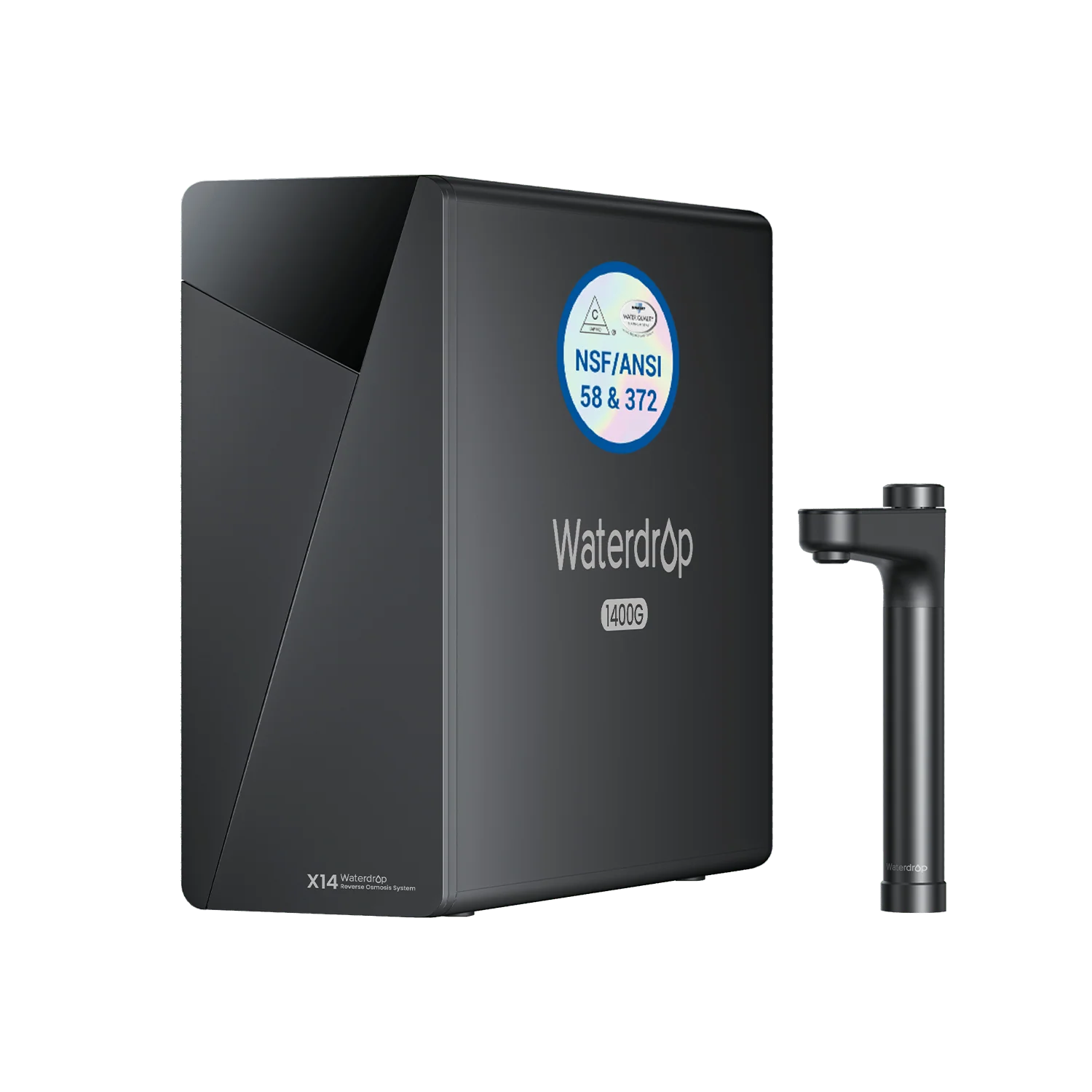 Waterdrop Master X14 Undersink Reverse Osmosis System - Remineralized and Alkaline Water Purifier, Advanced 11-stage RO Filtration Reduces TDS, Chlorine, Fluoride, Arsenic, With Smart Digital Faucet