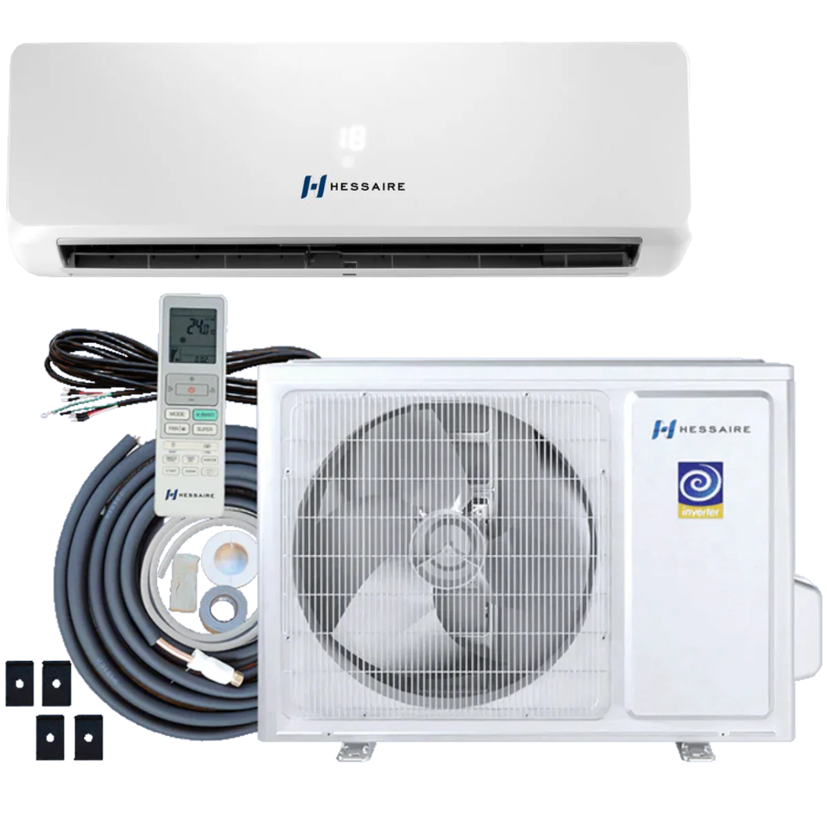 Hessaire DIY 24,000 BTU Ductless Mini Split Heat Pump