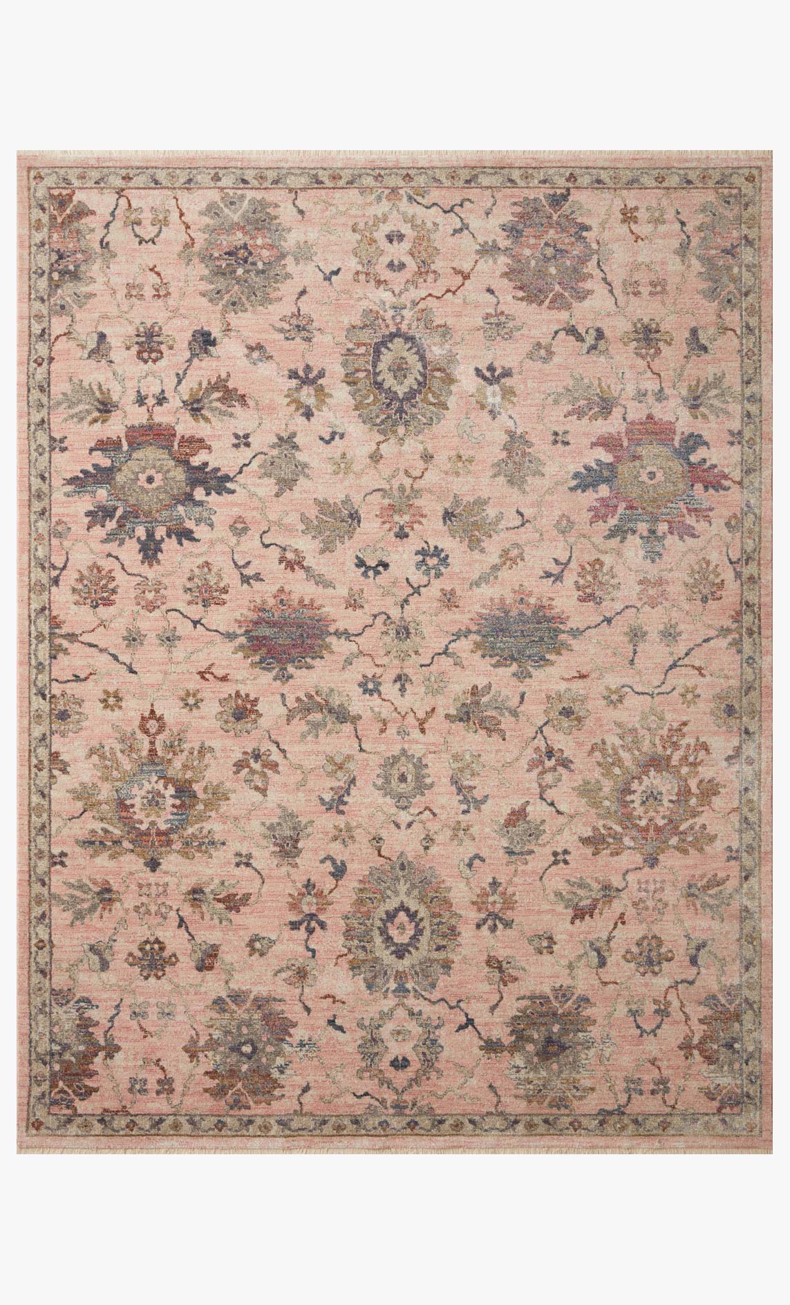 Loloi Giada Collection - Traditional Power Loomed Rug in Blush (GIA-03)