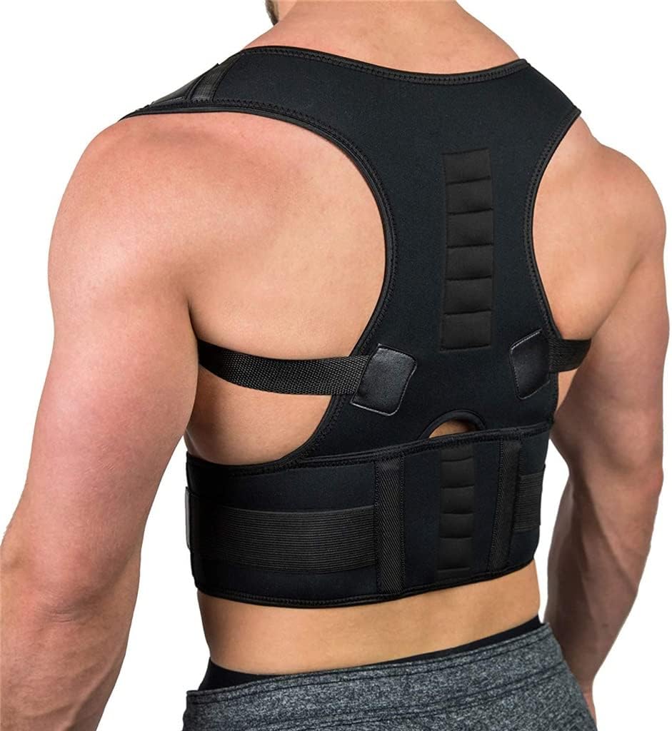 Corrective Vest Posture Corrector Shoulder Back Orthopedic Brace Scoliosis Back Support Belt Men Women(XL Code)