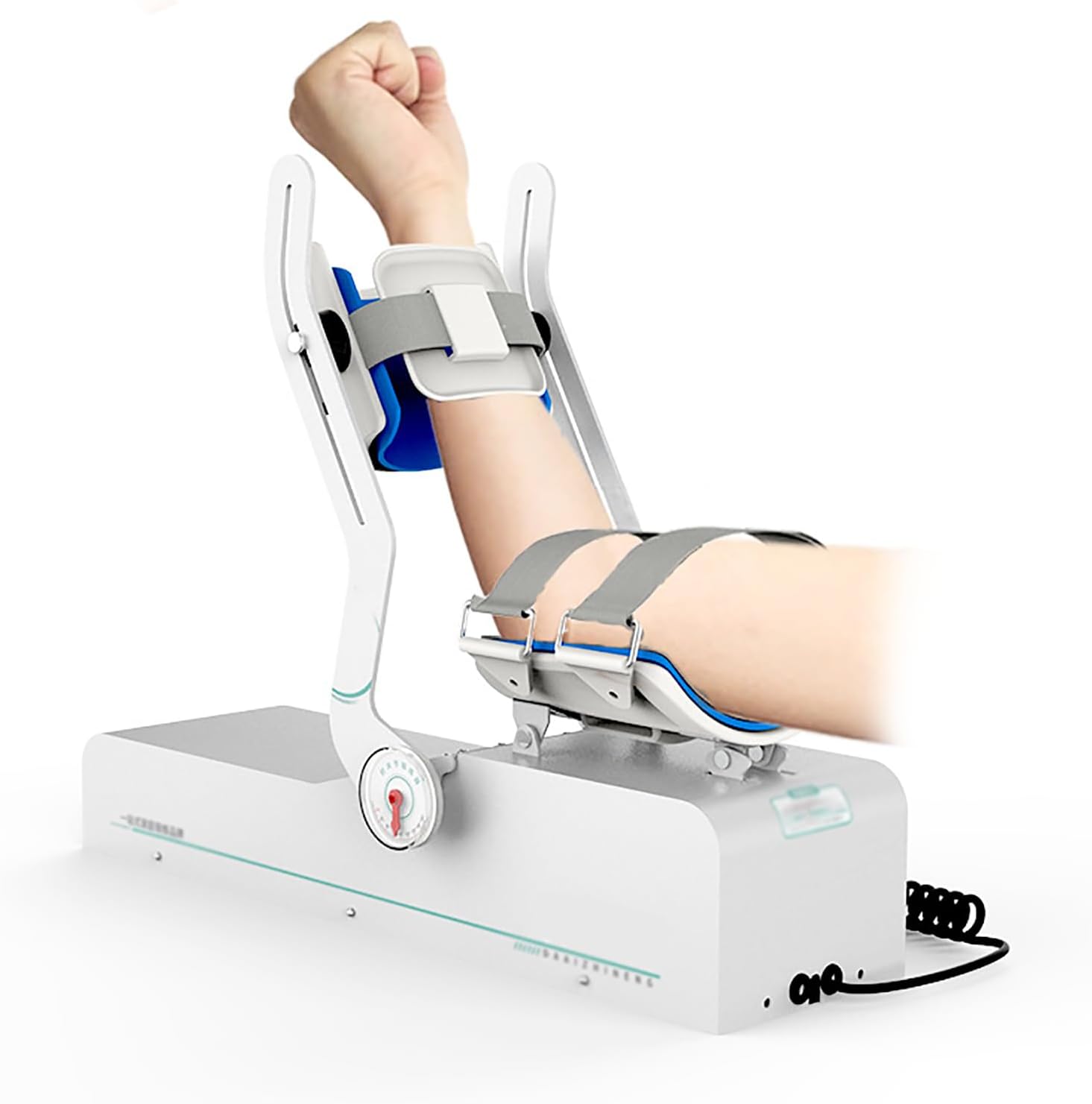 Elbow Joint Rehabilitation Device, (-10° to 150°) Adjustable Angle, Arm Rehabilitation Training Device with Remote Control and Angle Board, for Fracture and Hemiplegia