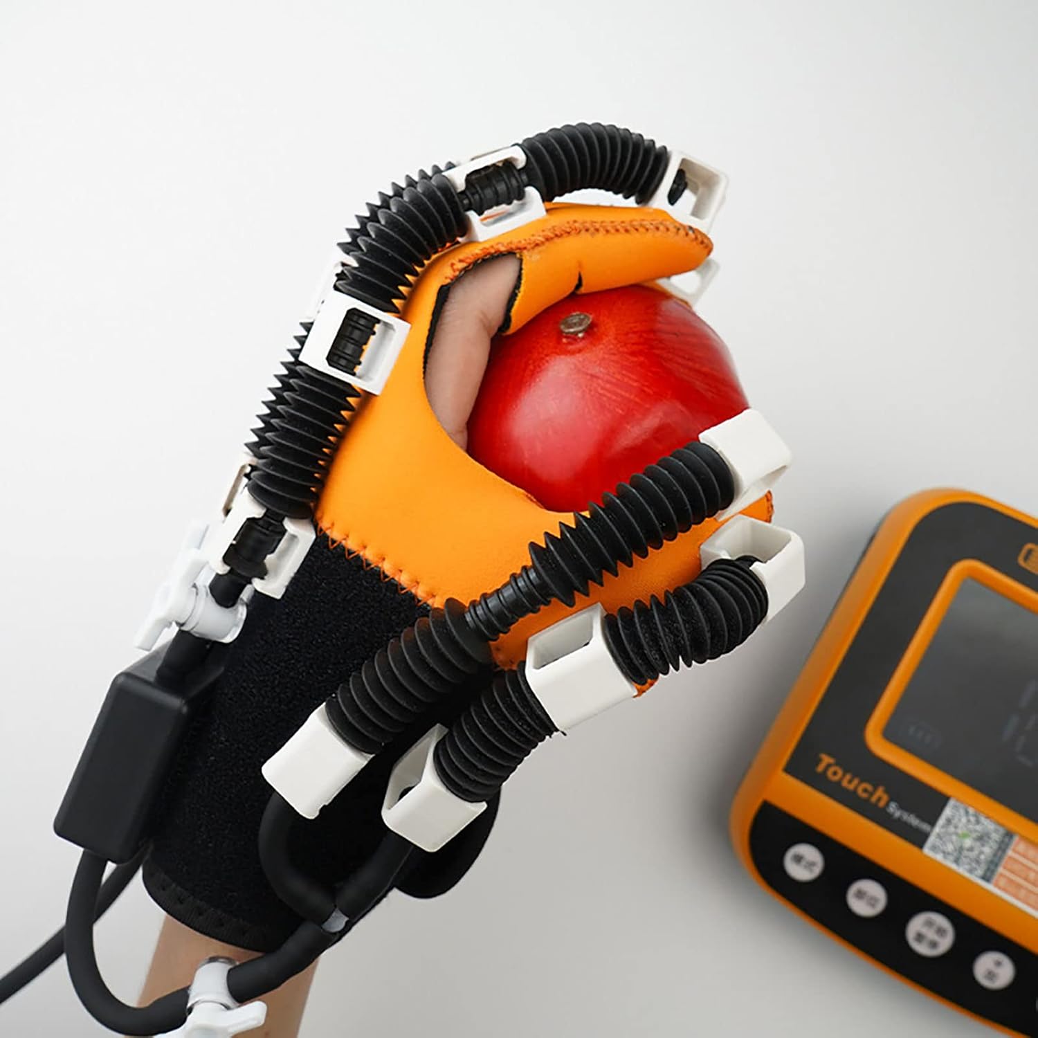 Rehabilitation Robot Glove, Finger Training Rehab Orthotics Rehabilitation Gloves Orthoses Stroke Hand Splint Assistive Gloves Training Equipment