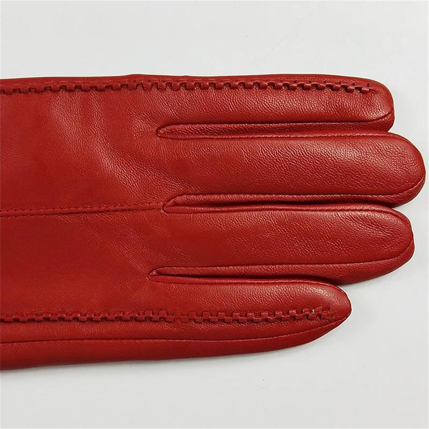 Women's Elbow Length Gloves Long Arm Sleeve Style With A Warm Comfortable Lining And Classic Three Line Detailing