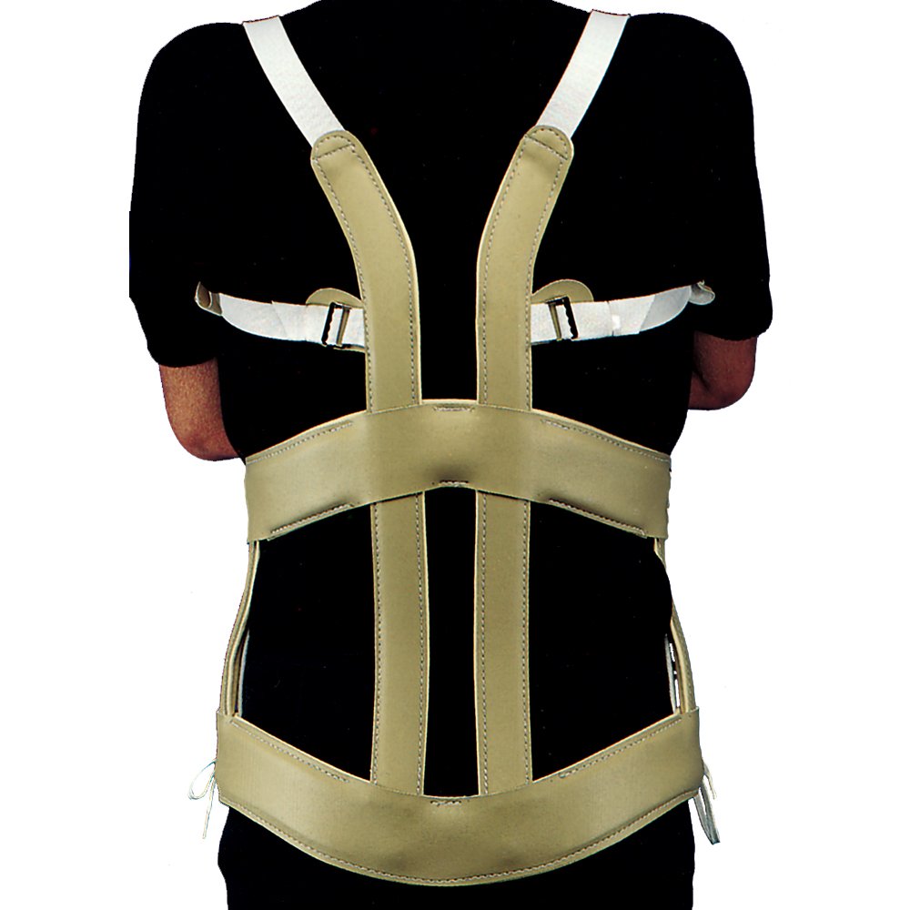 Truform-OTC Thoracic Lumbar Sacral Orthosis Brace, Spinal Disk Back Support, Molded Knight-Taylor Style, Large (19