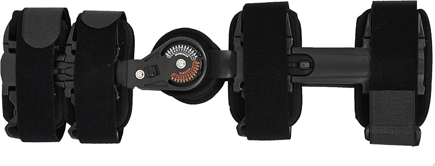 Hinged Post Op Knee Brace Adjustable Knee Immobilizer Brace Support Splint Stabilizer Wrap Sprain Post-op Hemiplegia Fixation for Orthopedic Rehab Meniscus Tear Men and Women