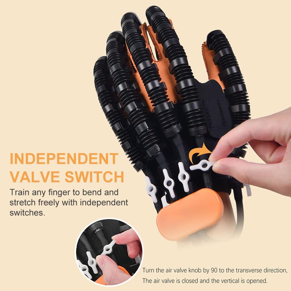 （Left+Right）Rehabilitation Robot Gloves，Hand Therapy Equipment，Robot Hand Glove，Robotic Gloves For Stroke Rehab For Both Hand，Robotic Hand Glove For Stroke Rehab,Stroke Hand Therapy Equipment.