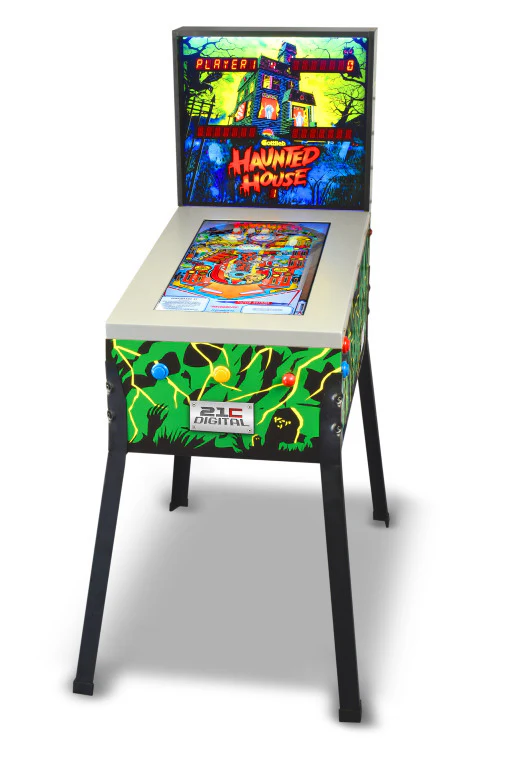 Haunted House 3D Digital Pinball Machine, 12-in-1 Games