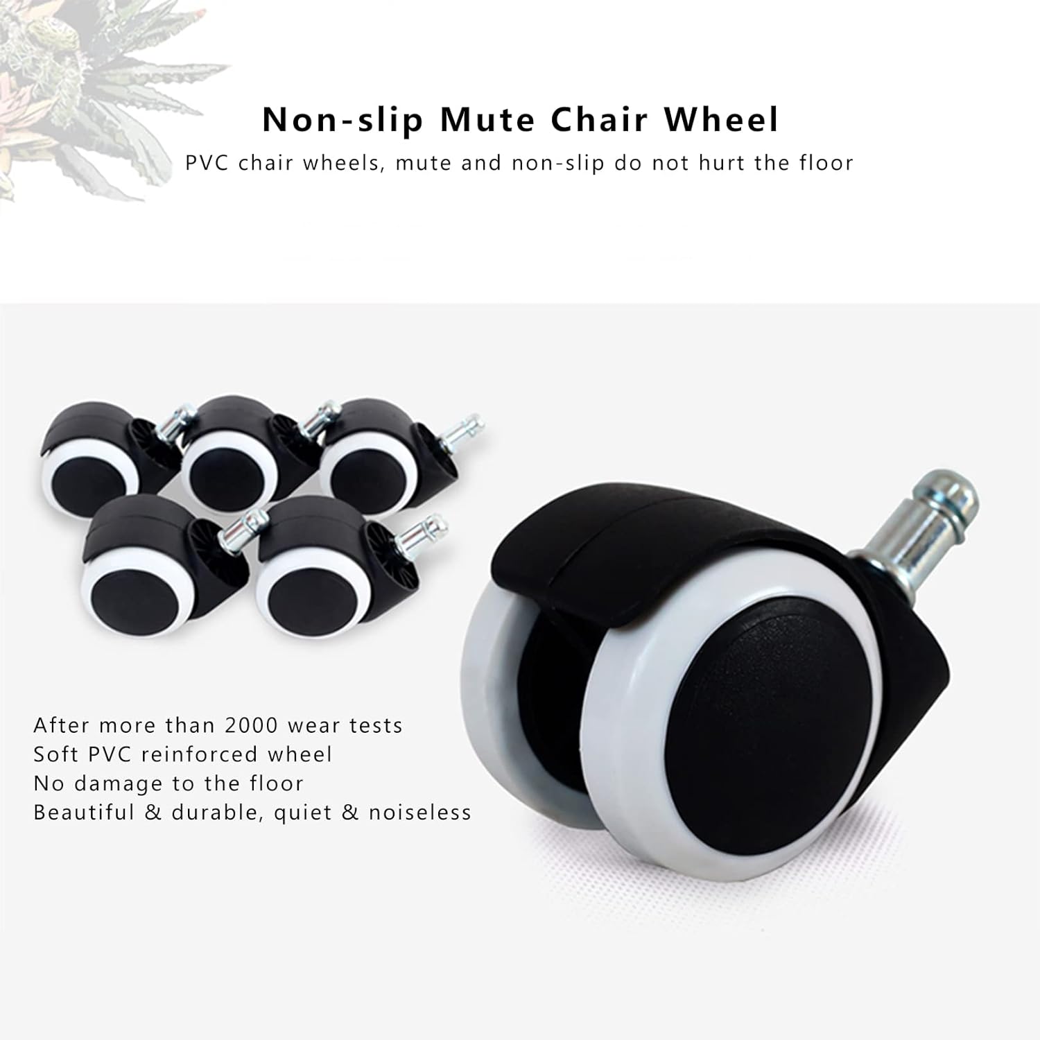 Commercial Ergonomic High-Back Faux Leather Executive Office Chair with Arms and Lumbar Support, Black(