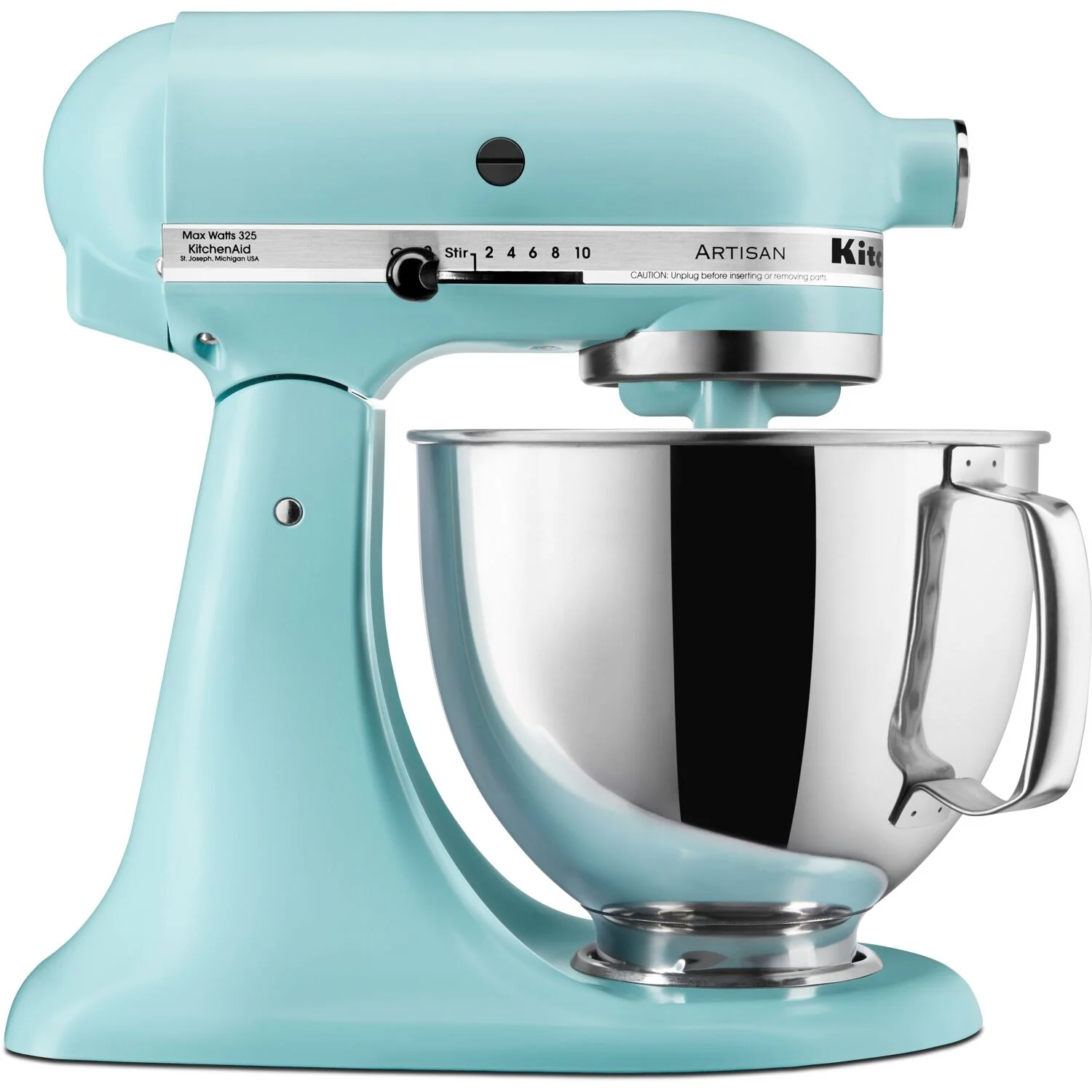 KitchenAid Artisan 5-Quart Tilt-Head Stand Mixer in Mineral Water Blue (KSM150PSMI)