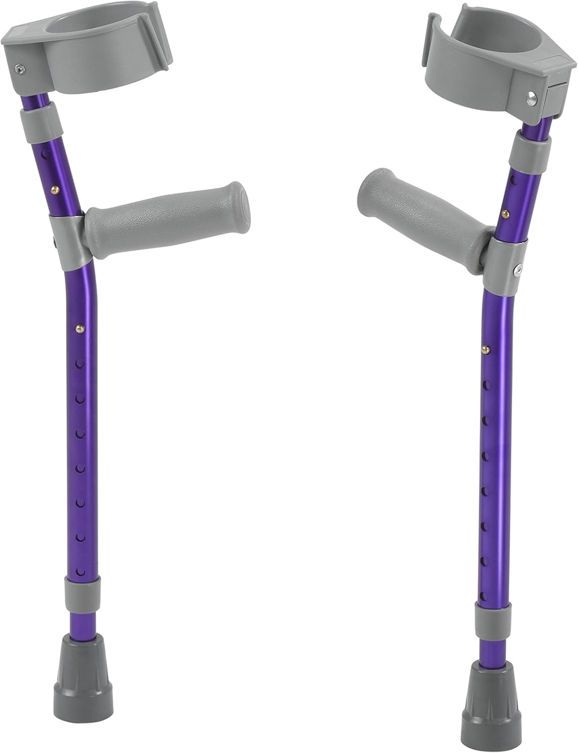 Inspired by Drive Pediatric Forearm Crutches, Wizard Purple, Large