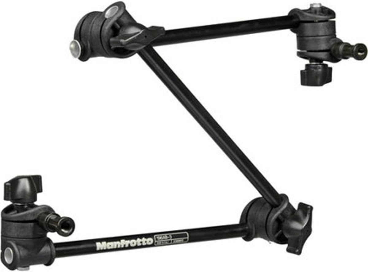 Manfrotto 196AB-3 3-Section Single Articulated Arm without Camera Bracket (Black)
