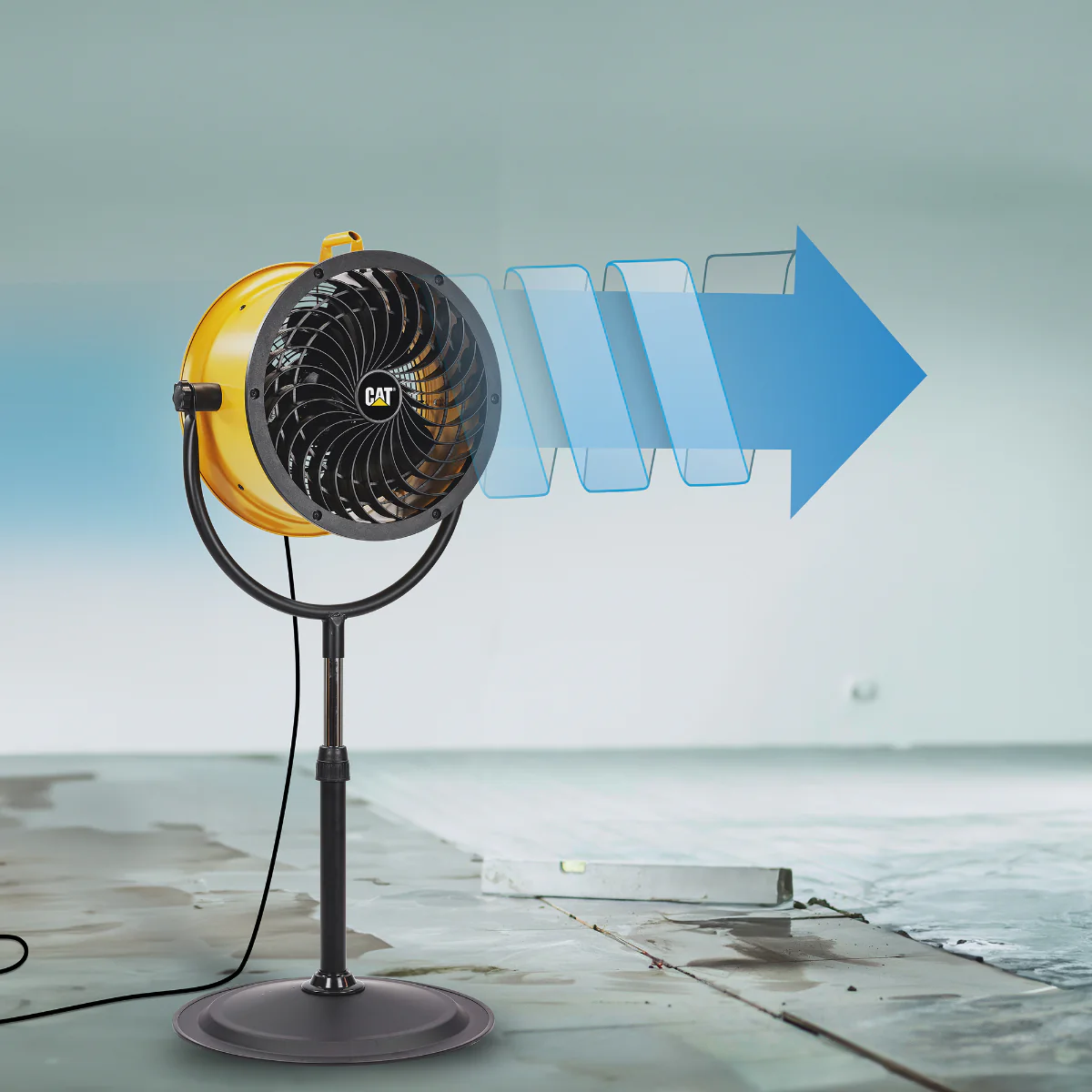 Caterpillar 14-In. High Velocity Pedestal Drum Fan