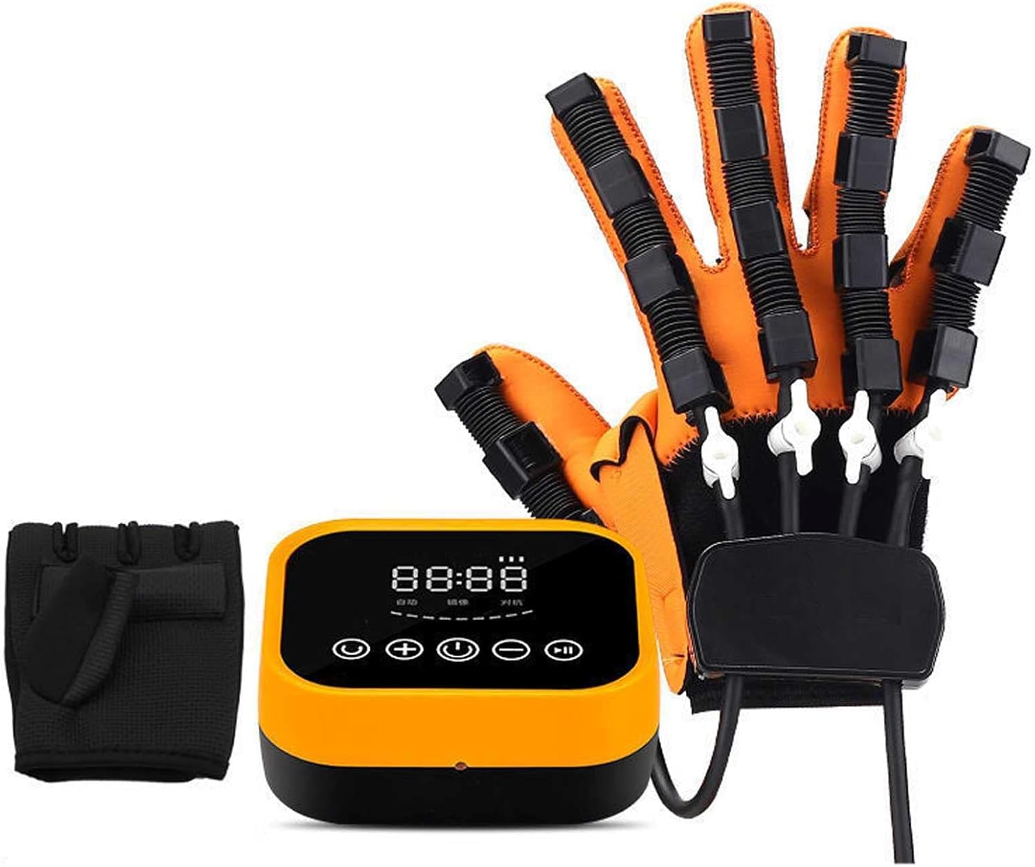 Rehabilitation Robot Gloves, 2nd Generation Upgrade Recovery Gloves for Patient, for Hemiplegia Stroke Arthritis Hand Finger(Size:S Code,Color:Right Hand)