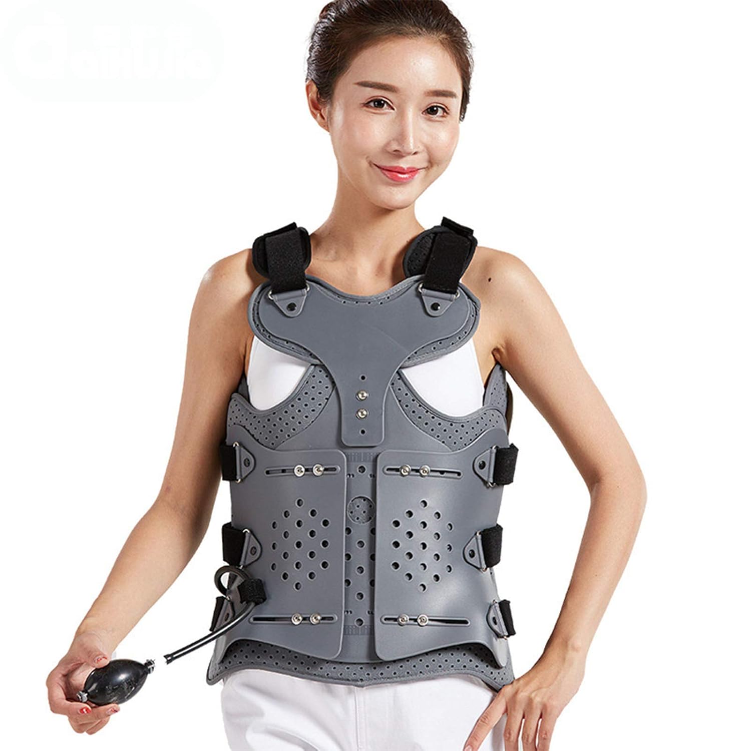Chest-Lumbar Orthosis, Neck-Chest Orthosis, Portable Fit Chest Fracture Cervical Dislocation and Subluxation Reset Fixation Brace (C-Large