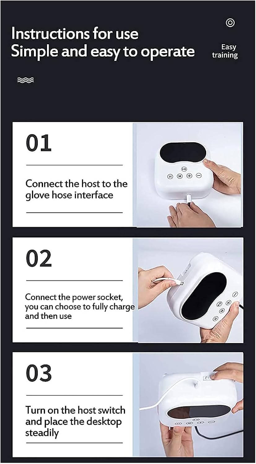 Electric Rehabilitation Robot Gloves Rehabilitation Auxiliary Training Trainer Gloves Braces & Supports Bone Care for Hand