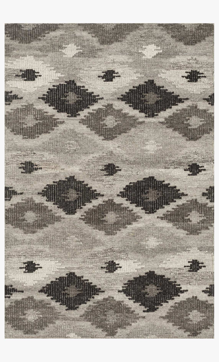 Loloi Akina Collection - Transitional Hand Woven Rug in Grey & Charcoal (AK-02)