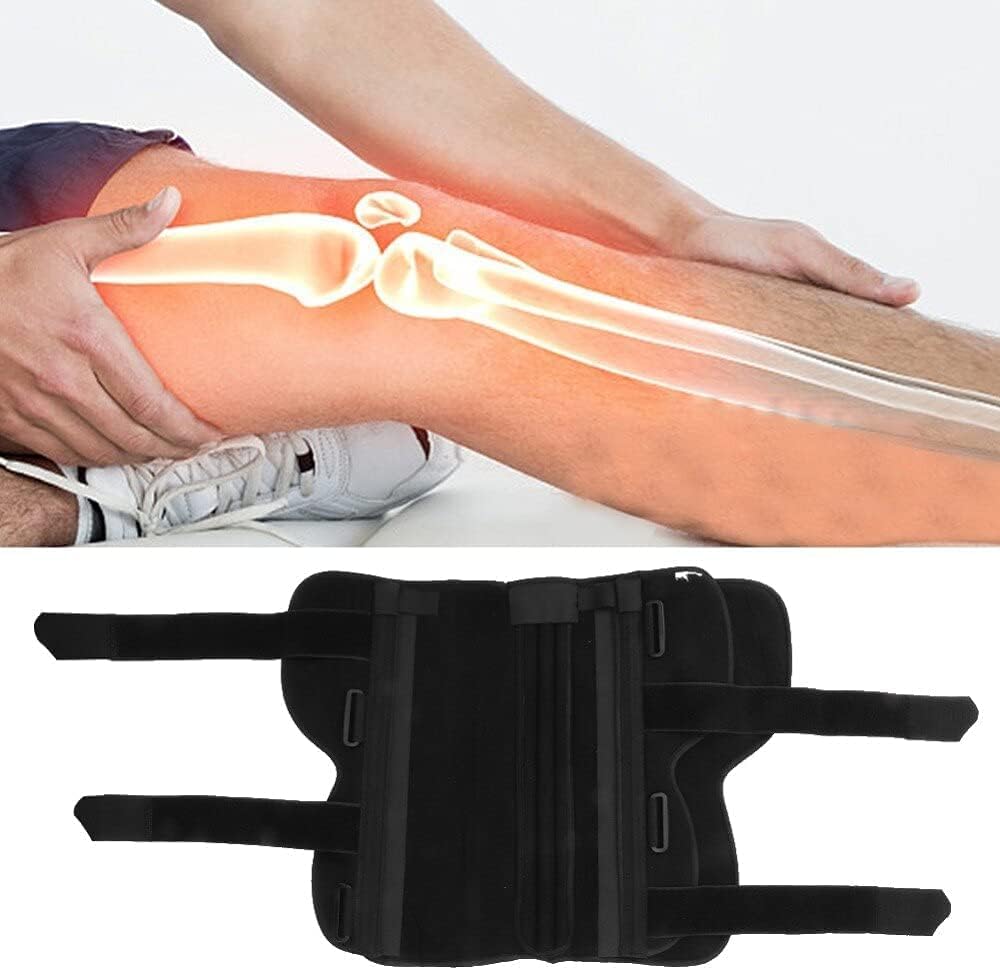 HUANGJUN Knee Fractures Splint Knee Immobilizer Full Leg Brace Comfort Rigid Support for Knee Pre-and Postoperative & Injury or Surgery Recovery