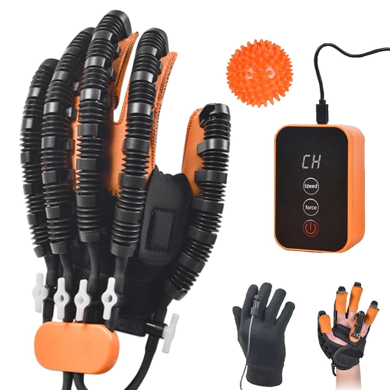Portable Rehabilitation Robot Glove，Robotic Therapy Gloves，Stroke Glove，Hand Therapy For Stroke，Robotic Hands，Stroke Therapy Equipment For Adults.