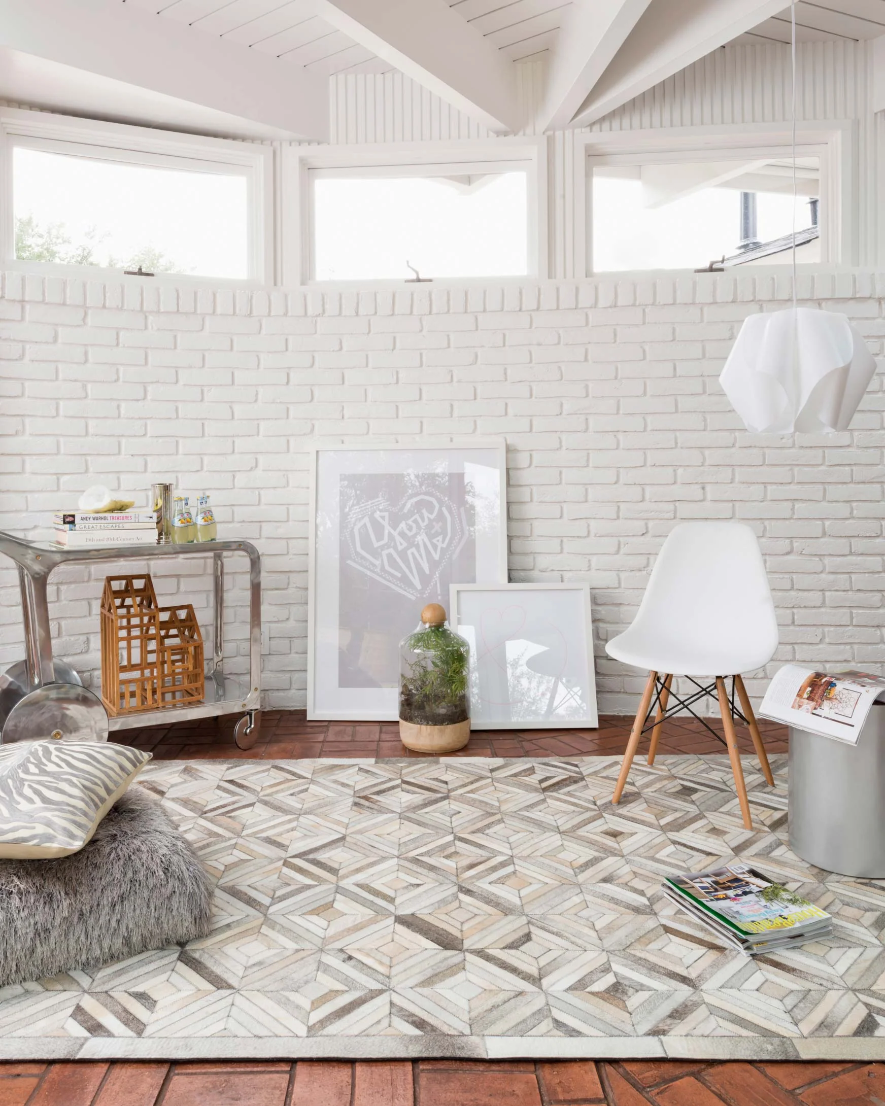 Loloi Promenade Collection - Contemporary Hand Stitched Rug in Ivory & Grey (PO-01)