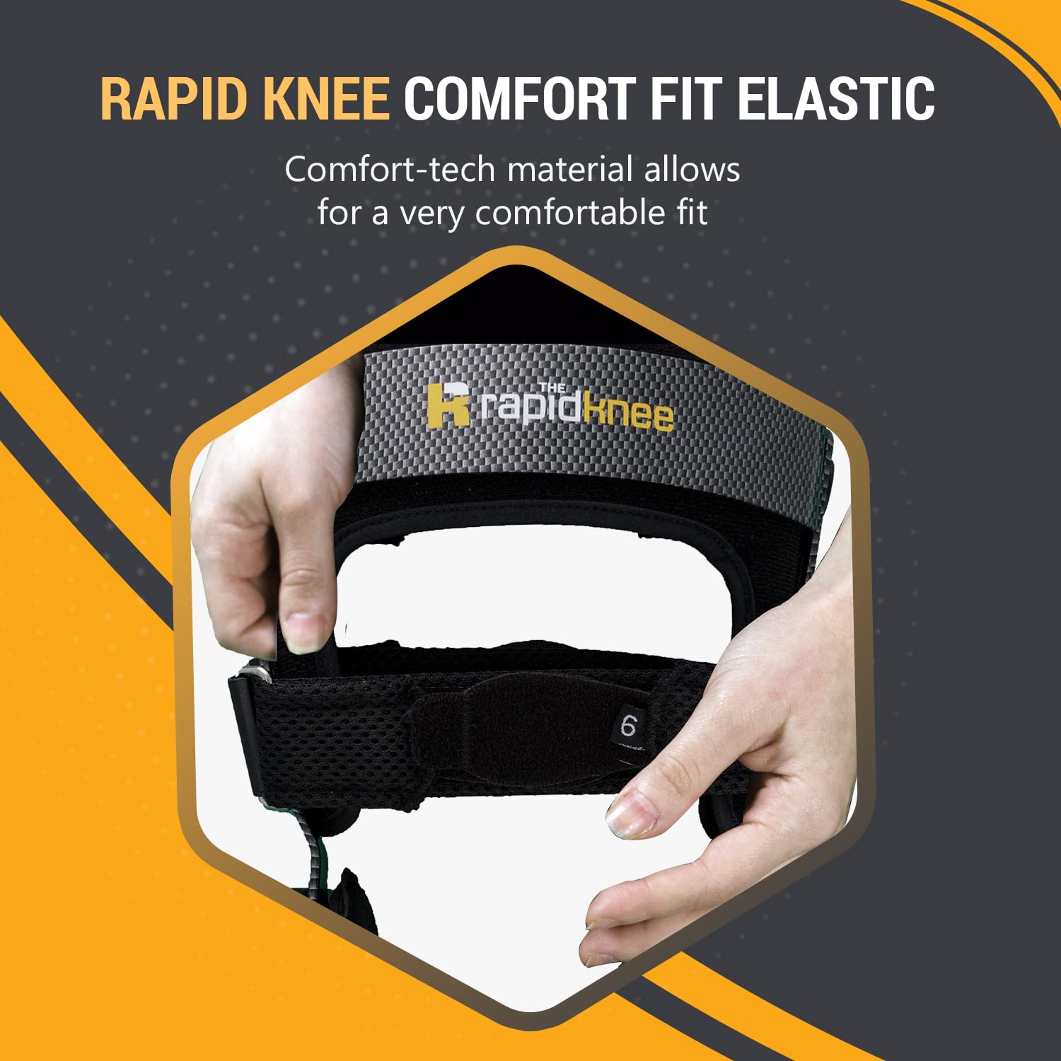 Rapid Knee 200 (Rigid Wrap-on Knee Brace) - Large