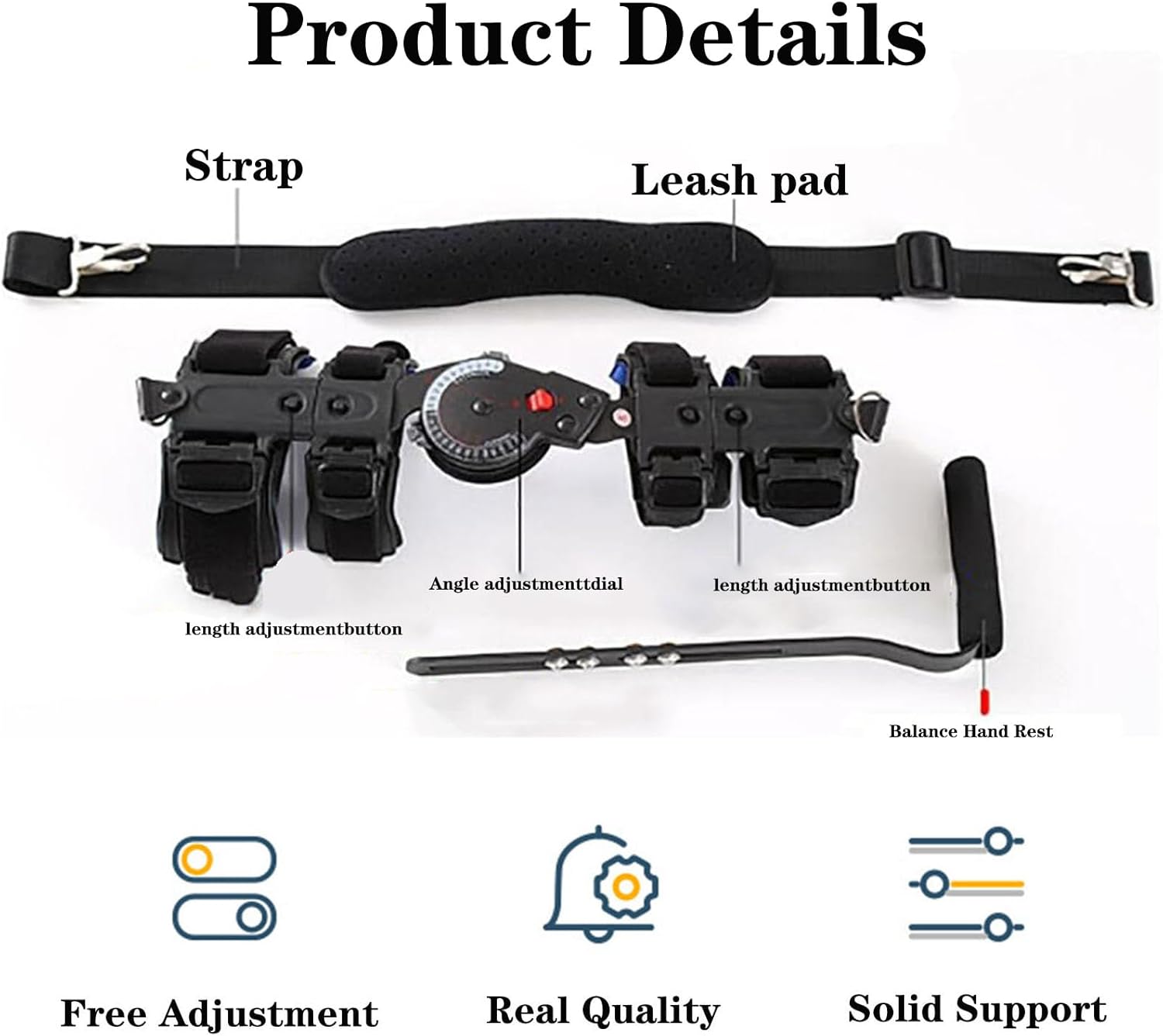 SFKLYU Hinged Elbow Brace Post Elbow Brace with Strap Post Elbow Brace Stabilizer Hand Arm Splint Supporting Recovery from Postoperative Arm Injury,Right