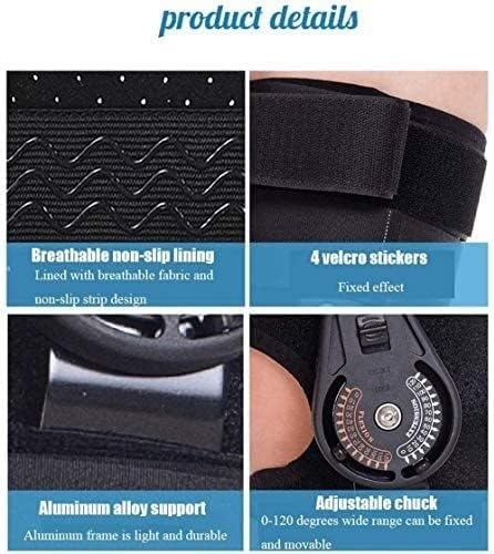 Knee Braces for Knee Pain Arthritis Knee Fixation Bracket, Adjustable Knee Brace Hinged Keen ROM Splint Fracture Rehabilitation Support Sprain Post-Op Osteoarthritis Knee Pain Relief (Size : S)