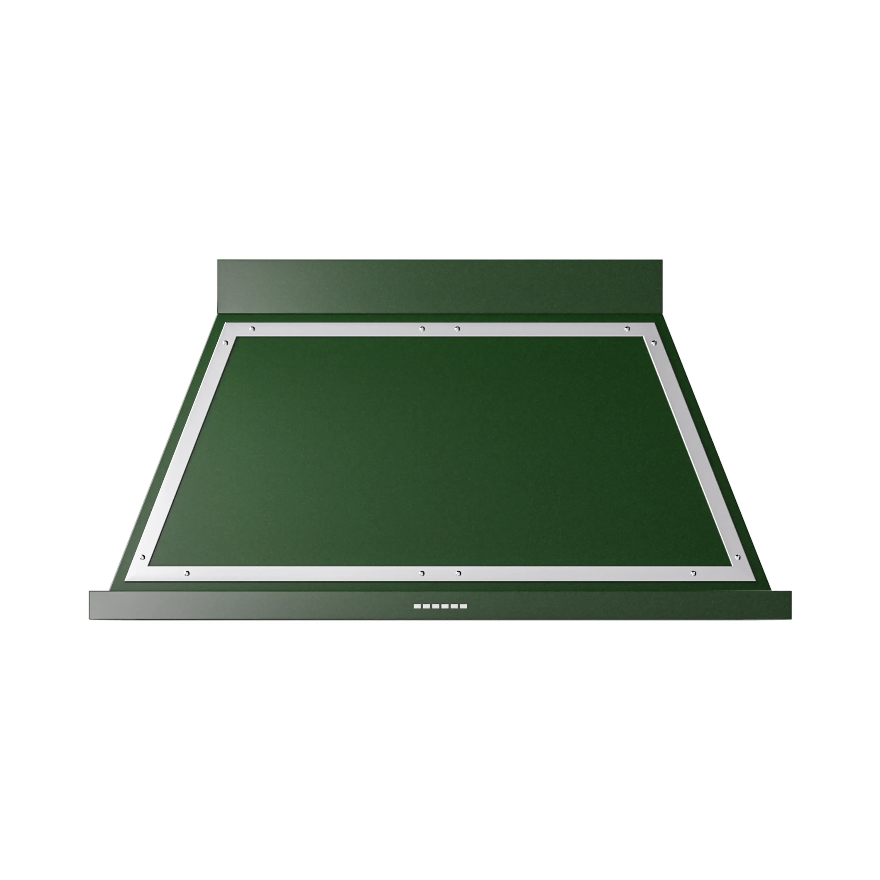 ILVE Nostalgie II 48-Inch 600 CFM Wall Mounted Range Hood in Emerald Green with Chrome Trim (UANB48EGC)